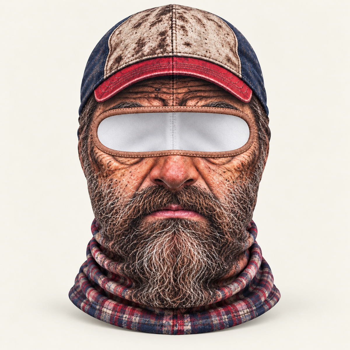 The Lumberjack face-print balaclava by Origo