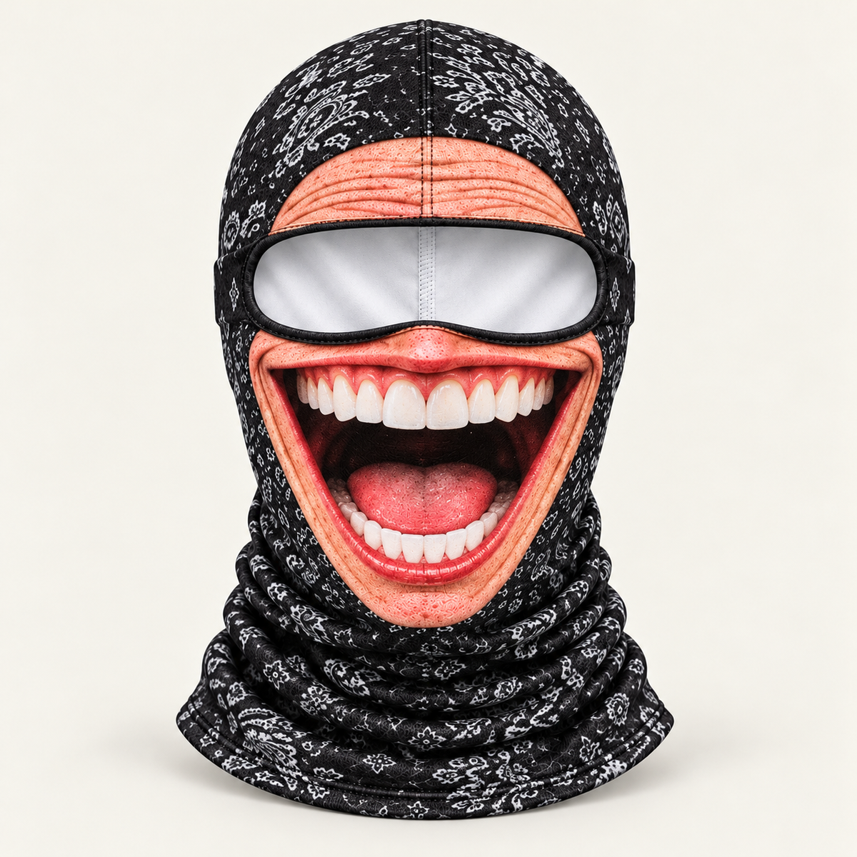 Last Laugh face-print balaclava by Origo