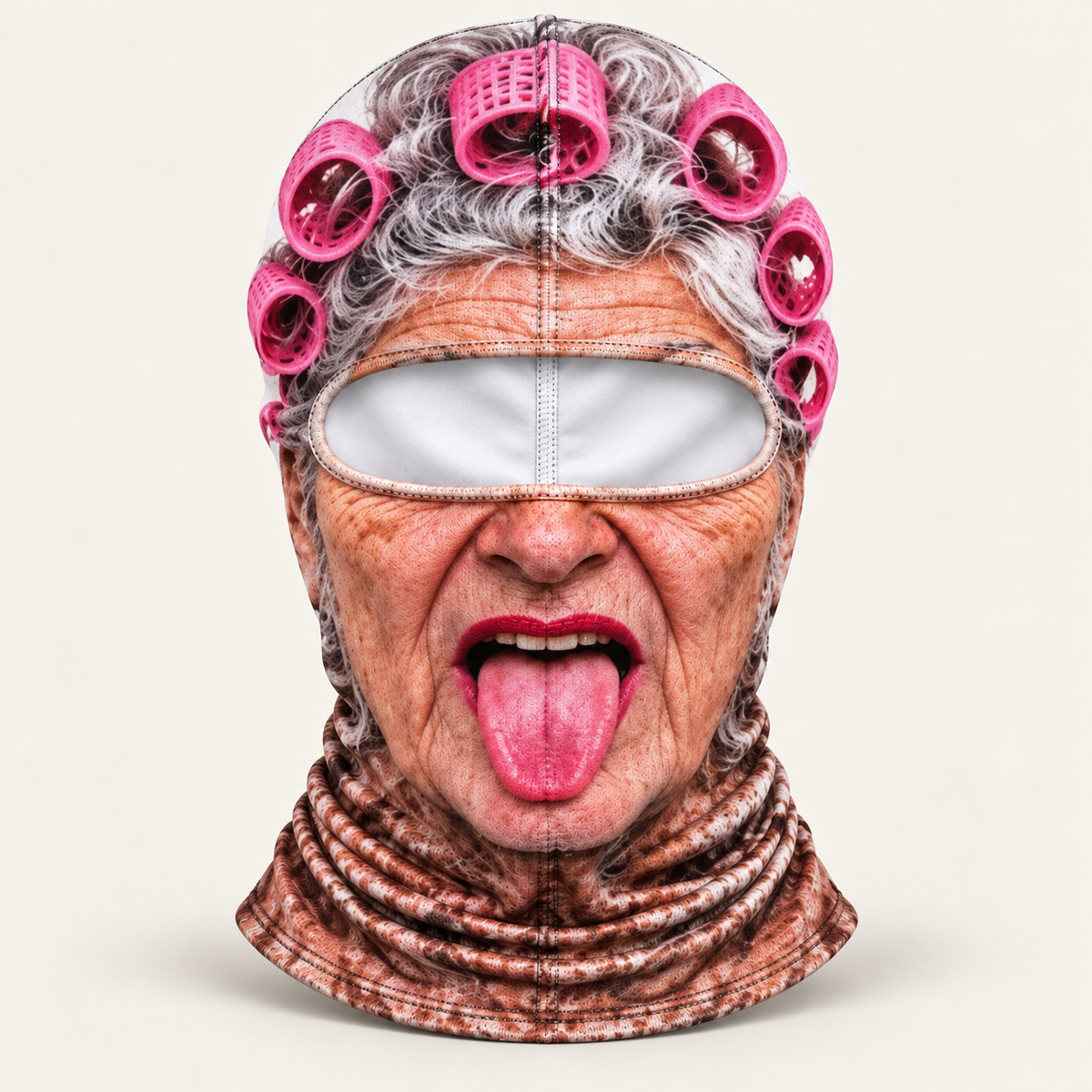 Granny Anarchy face-print balaclava by Origo