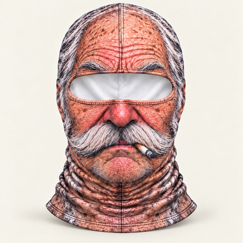 Smokey Joe face-print balaclava by Origo